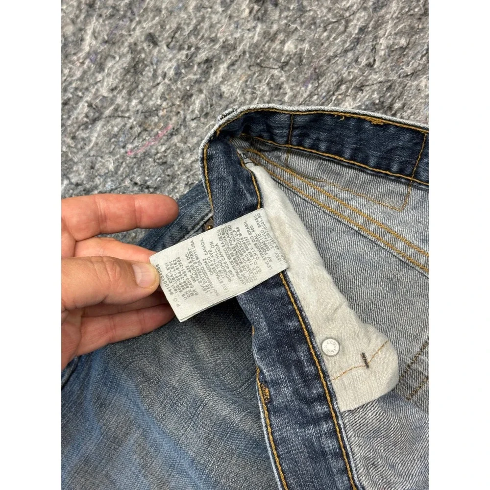 Levis 559 Relaxed Straight Mens Blue Denim Jeans 38x34 Medium Wash Classic